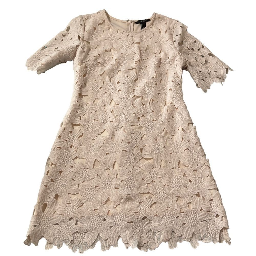 Forever 21 Lace Blush Dress MEDIUM